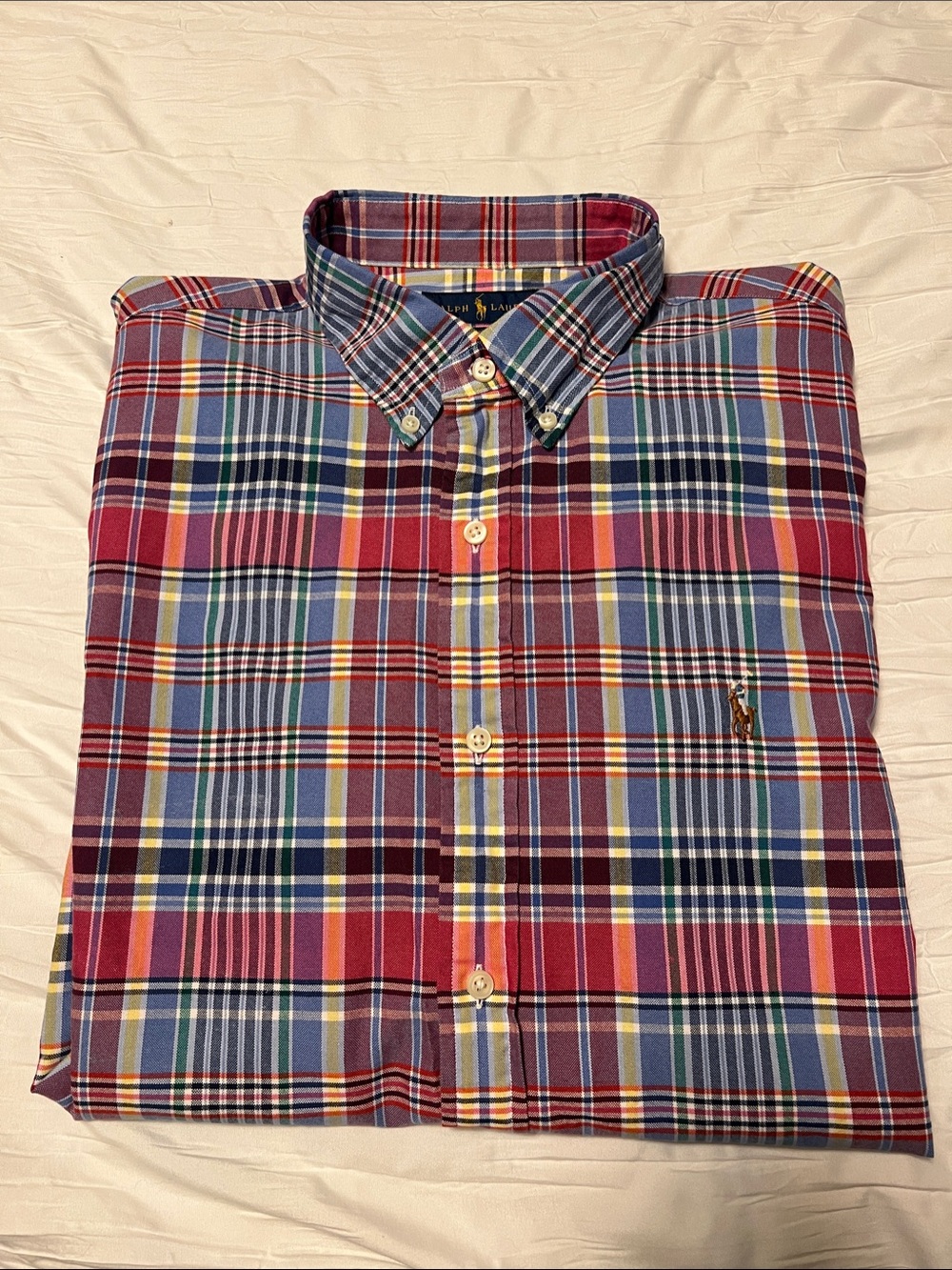 Ralph Lauren (Classic Fit) Multicolor Plaid Button-Down Shirt